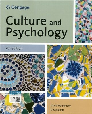 Culture and Psychology (7版) Matsumoto、Juang、Hwang 2021 Cengage