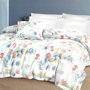 【多利寶寢具】FITNESS_100%純天絲頂級60S雙人薄被套/被單-舞伶春曉