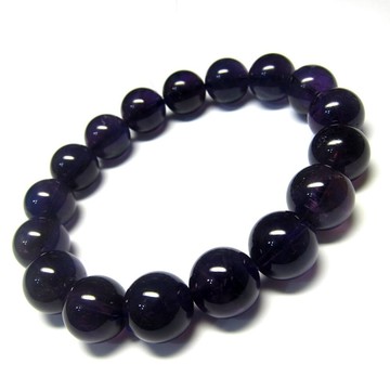 【小樂珠寶】高檔收藏級12mm紫水晶手環手鍊手排(招財招健康好運事業運學業運)