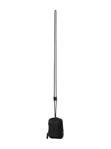 Pocket String Adjustable Nylon Shoulder Bag [Black] (ENBAX25151BKX)