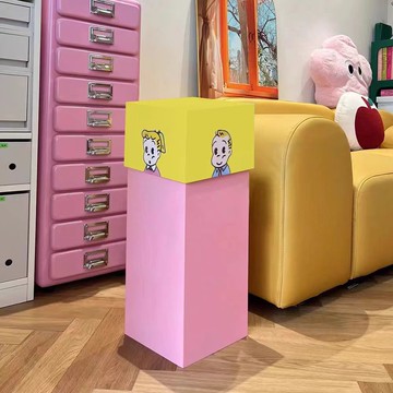 公司貨 免運速發 開立發票 垃圾桶 商用垃圾桶 奶油風網紅馬卡龍垃圾桶ins風高顏值大號家用創意客廳帶蓋木紙簍