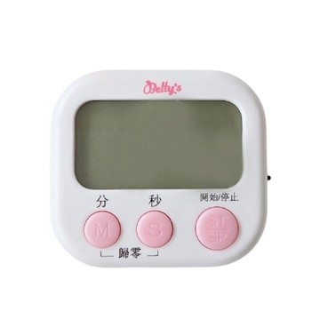 焙蒂絲Betty's 簡易計時器，操作簡單，大螢幕顯示，正/倒數計時，廚房計時必備  TT181  1個