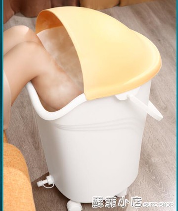 高泡腳桶過小腿家用泡腳盆泡腳桶足浴盆洗腳盆足浴桶洗腳桶高深桶 免運開發票