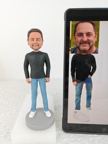 父親 爺爺 長輩 生日禮物訂製 客製化 人偶 公仔 似颜绘 照片擺飾