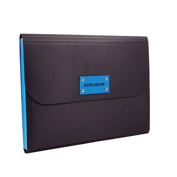 DATABANK 12層風琴夾/LA4-12-RE/藍/鉑金系列