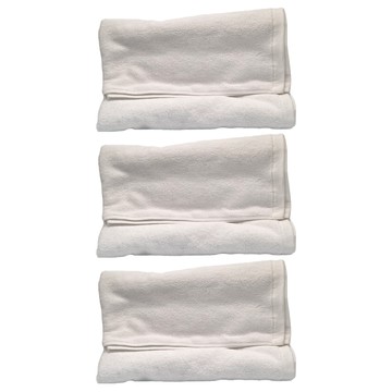 LIFE 來福牌 68*137CM 加長浴巾 100%棉 600G 台灣製  白色  3條