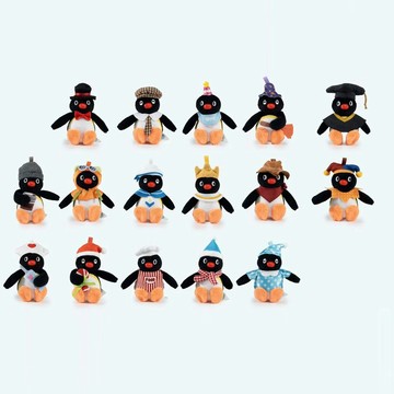 新品盲玩🐧KKV pingu的gugu奇遇記系列盲袋🐧pingu周邊 可愛公仔 卡通玩偶 毛絨掛件 公仔玩偶 互換禮物