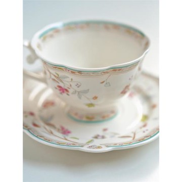 景德鎮復古高檔咖啡杯套裝歐式小奢華陶瓷杯創意田園下午茶具花茶