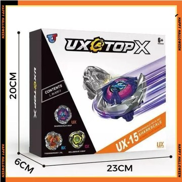 臺灣出暢爽競技 陀螺自由 UX15三款套裝炫酷戰鬥陀螺 快樂不停 熱賣款