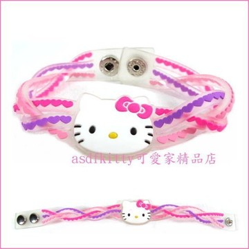 asdfkitty*KITTY造型手環-大人.小孩.玩偶都可戴 裝飾包包門簾-歐美正版商品
