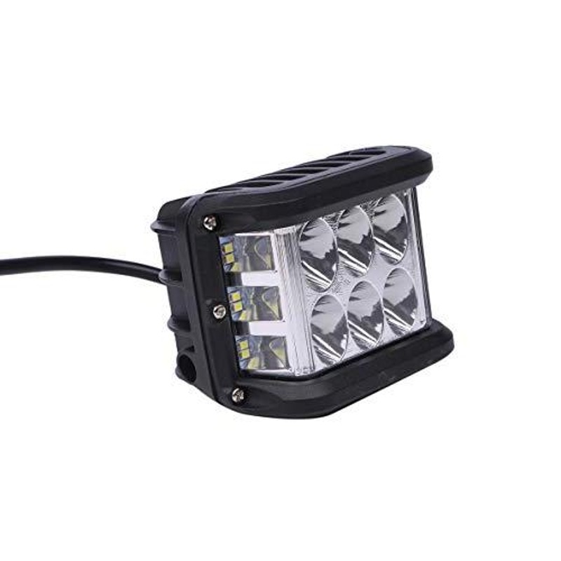 LED 車載 ワークライト 12v 24v 72w フォグランプ 左右 ホワイト