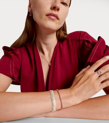 Suzanne Kalan 18kt yellow gold bracelet with sapphires