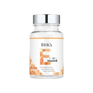 BHK's 維他命E 軟膠囊  延緩衰老  增進皮膚健康  60顆  1罐