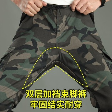 热卖【夏季】男工裝褲工作褲長褲工作服褲子男士加襠迷彩工裝褲長褲勞保寬鬆耐磨抗撕裂幹活穿不爛大尺碼