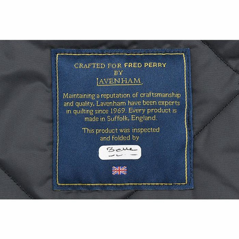55%OFF!】【55%OFF!】フレッドペリー ラベンハム キルテッドライナー