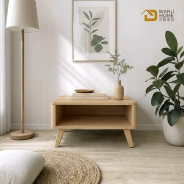 WAKUHOME 瓦酷家具Audrey日系藤編2尺座鞋櫃B001-H681寬60X深40X高34.5公分