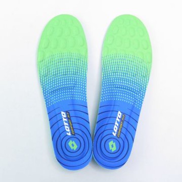 LOTTO 超回彈緩震乳膠鞋墊 支撐 防臭抗菌 LT3CMI0536 藍綠漸層