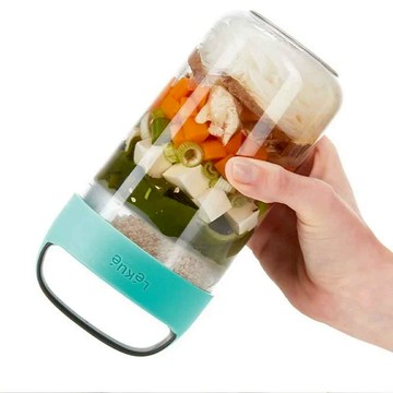 LEKUE｜ 手提式便當盒(600ml) 廚具用品