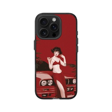 iPhone 16 Pro Clear (相機按鈕) 酷墨灰 - Janice Sung - Garnet 石榴石