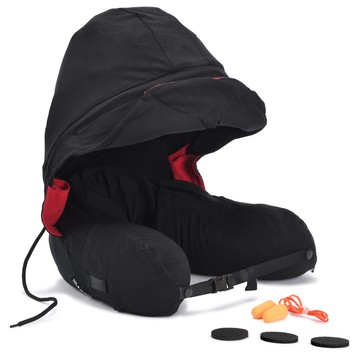 [桃品國際] ARKY Somnus Travel Pillow 咕咕旅行枕-快速充氣版 黑色