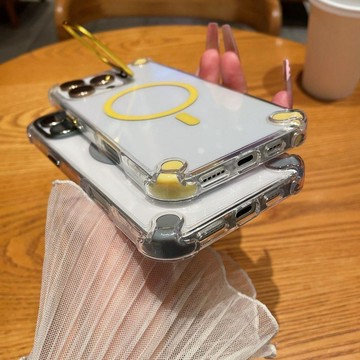 【3c桃園現貨】適用蘋果16Promax手機殼帶iPhone15pro鏡頭隱形金屬支架16p