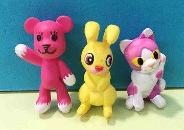 【震撼精品百貨】PostPet_MOMO熊~MOMO熊造型擺飾-3入#71923