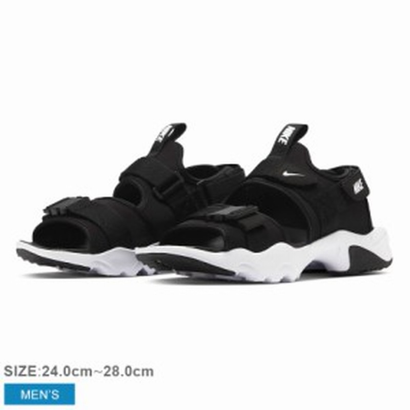 夏新作 ナイキ サンダル メンズ キャニオン ブラック 黒 Nike Ci8797 スポサン スポーツサンダル コンフォート シューズ 軽量 002 通販 Lineポイント最大1 0 Get Lineショッピング