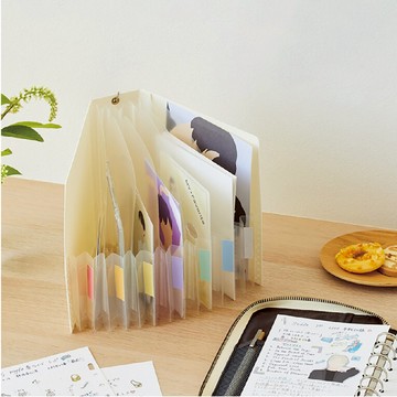 My Fa我推收集資料夾B6 白 F3350 壓克力牌收納夾