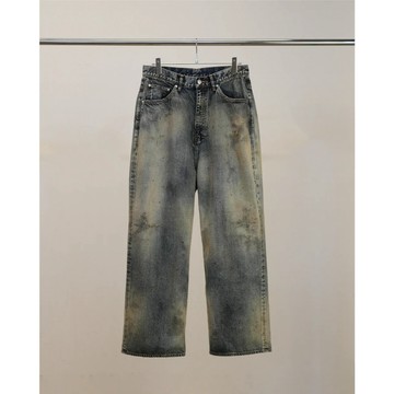 【JPPSC】2026SS ANCELLM #05 AGING type-D 破壞 水洗 BAGGY 寬版 直筒 牛仔褲