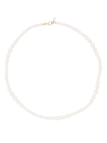 Poppy Finch - 14kt yellow gold mixed pearl necklace - women - 14kt Yellow Gold - One Size - White