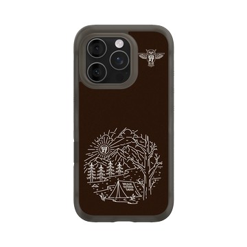 iPhone 16 Pro AirX 本質黑 - KID - 戶外野營森林村