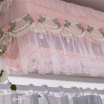｛現貨 附發票｝現貨速發 復古宮廷 全包 冷氣 防塵罩 粉色 米色 生活用品 居家生活 裝飾 藝術 擺飾 浪漫風格歐式