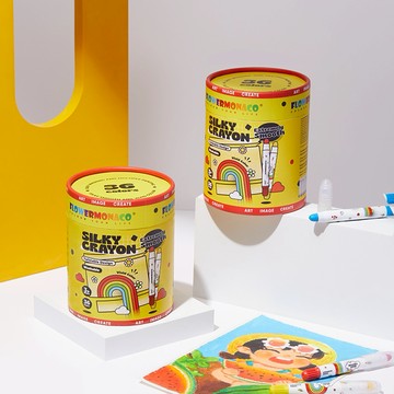 【Flowermonaco 兒童美術用品】英國 Flower monaco可水洗絲滑慕斯蠟筆