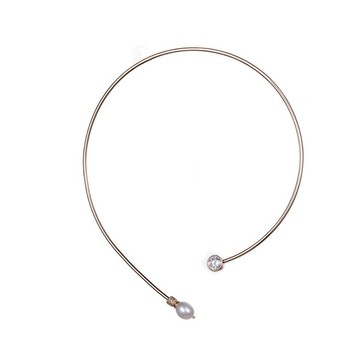 SOIRÉE BY N.Y. 蒔華芮︱珍珠美鑽設計款頸環(共2色)