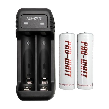 PRO-WATT 華志 智慧快速 鎳氫電池 充電組 附4號電池  1組