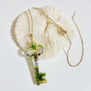 鑰匙奧剛項鍊/水晶/療癒/奧剛能量塔/招財