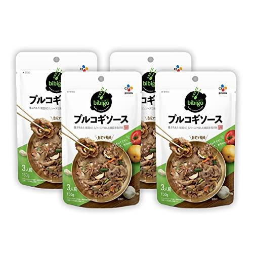 bibigo ビビゴ プルコギソース 4個セット スープ 韓飯 韓国料理 ギフト プレゼント 惣菜 常温