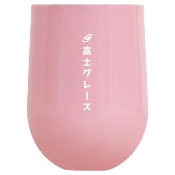 FUJI-GRACE 富士雅麗 真空陶瓷塗層隨手蛋型杯 350ml 耐酸鹼、抗腐蝕 保溫保冷 易清洗不易殘留異味  粉色  1個