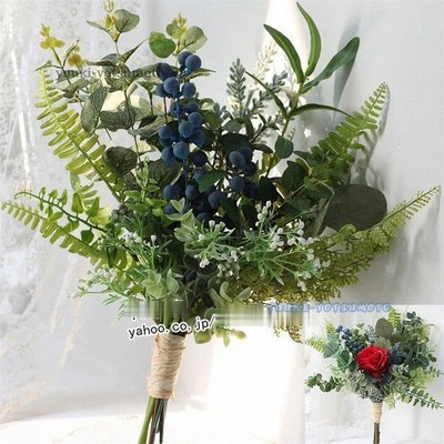 お誕生日 結婚式 花嫁 披露宴 歓迎会 ウエディングブーケ ブーケ ブライダルブーケ ウェディング用 花束 写真撮り お祝い 造花 生花 手作り プレゼント 授賞式 通販 Lineポイント最大get Lineショッピング