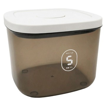 寵星球 寵物密封儲糧桶 按壓款  茶色  1個  5L