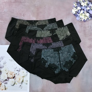 《魔點子Mordenco》繽紛鎖邊無痕蠶絲內褲 腰圍26~30吋 蠶絲褲 貨號6115