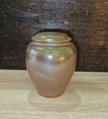柴燒原礦陶二兩茶葉罐-鶯歌李玟叡