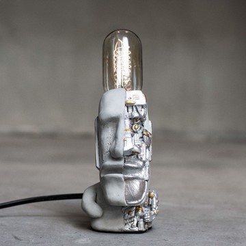 曙MUSE｜機械摩艾桌燈 USB燈 LED燈 燈泡 禮物 氣氛燈 小夜燈 居家擺飾 擴香石 機器人