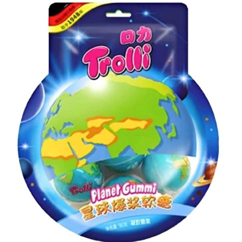 trolli トローリ 地球グミ プラネットグミ１袋 18.8g×5個入(中国生産 ...