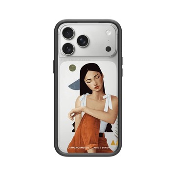 iPhone 17 Pro Max Mod NX -邊框背蓋組合 (相機按鈕) 黑 - Janice Sung - Citrus 橙