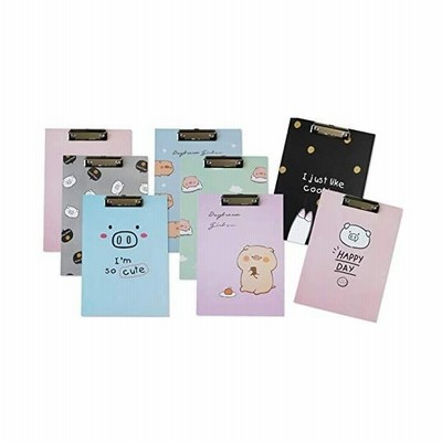 クリップボードa4ホルダー かわいい文房具メモはさみ下敷き 厚紙軽量ボード 縦型強力バネファイルバインダー2枚組 Sweetbaku マルチ 通販 Lineポイント最大0 5 Get Lineショッピング