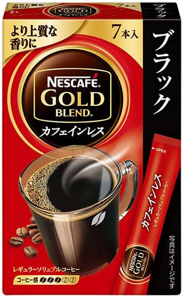 Nestlé Nescafe Gold Blend Cafein Area Stick Black 7 pieces
