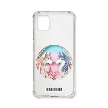 Note 系列殼 TRON 三星 NOTE 10 LITE 可愛紙雕哈士奇  載具 四角防摔殼 手機殼