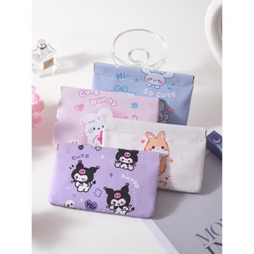 迷你自動閉合緊口收納包有線耳機數據線隨身袋便攜手機彈片保護套