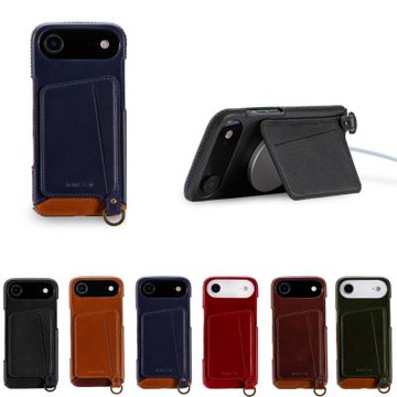 iPhone 17 Air 經典系列-磁吸站立卡袋手機皮套(支援磁吸式充電MagSafe)-六色任選